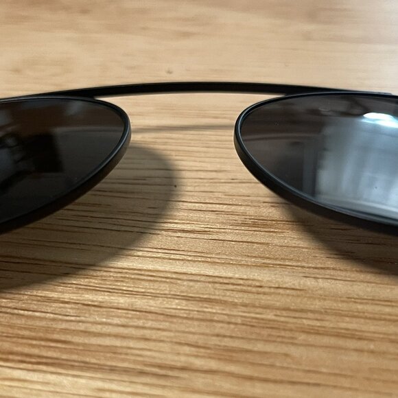 Warby Parker clip-on Durand medium in brushed ink with grey lenses - Picture 3 of 5